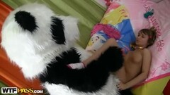 Horny teen fucks panda after twister Thumb