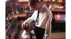 Two horny gay dudes fuck in the bar Thumb