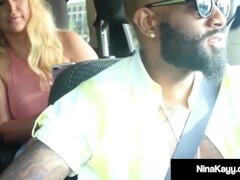 Phat Ass Babe Nina Kayy Bangs A BBC Boober Driver! Thumb