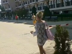 Amateur spied hot blonde to see her pussy-Public Masturbation Thumb