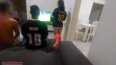 fiz sexo com amigo do meu marido por causa de uma aposta, fiquei com tes&atilde_o e acabei fazendo DP com os dois Thumb