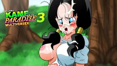Kame Paradise 3 - Master Roshi goes to other universes to fuck Dragon Ball women ( All Scenes Uncensored) Thumb