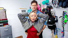 Guard Stripping the Teen to Retrieve the Stolen Items - Lyftersex Thumb