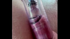 My Limit - Cockrings and a Nipple Clit Pump Inside A Penis Pump. My Mushroom Head Is Pumped. - Fleshlightman1000 Thumb