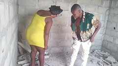 Street boy lure orange seller inside uncompleted building and fuck her till he cum Thumb