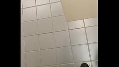 Stroking inside the library bathroom 6 Thumb