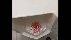 Stroking in the library bathroom 1 Thumb
