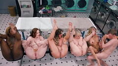 Laundry Overload Dee Williams, GoGo FukMe, Jimmy Michaels, Lolly Dames, Caitlin Bell, Yaya Gingersnatch Thumb