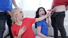 Aria Carson and Braylin Bailey Hang out With Their Demanding Stepbrothers - Swapsister Thumb