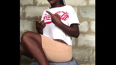 crazybitch giving tips about sitting whiles in short skirt, how to avoid body odor Thumb