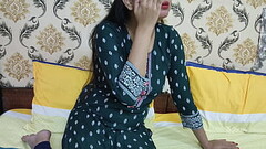 Desi stepsis took her stepbro room for a night where he want to sleep with hot teen stepsister in Hindi Thumb