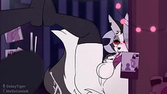 Furry Futanari se masturba con su reflejo Thumb