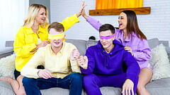 Stepsisters Blindfolded and Fucked by Each Other'_s Stepbrothers - Swapsister Thumb