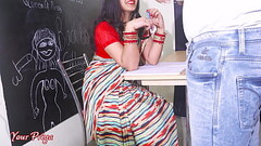 Priya Hot teacher joined first college day and she gets Tight Ass fucked hard Twice until cum Dripping out of ass in Hindi audio Thumb