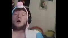 cute hairy femboy jerks off and cums in a unicorn onsie Thumb