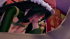 Tsuyu Asui'_s New Year'_s Eve Cosplay l 3D Hentai uncensored Boku no Hero Academia Thumb