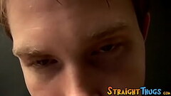 Straight jock amateur with a hairy cock solo masturbates Thumb