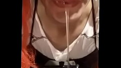 Itzel Lun&aacute_tica 666 sissy Mexicana Maricona probando un vaso de sus propios miados Thumb