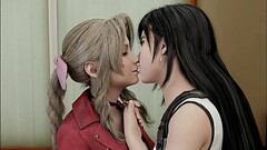 Aerith &amp_ Tifa - LESBIAN SEX FEST 1 Thumb