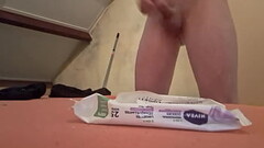 Jerking of my little dick Thumb