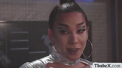 Tranny babe astronaut ass fucked in the spaceship Thumb