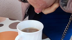 Breakfast coffee with milk! Thumb
