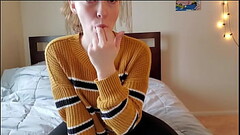 Hot teen Tessa can'_t wait to strip for you Thumb