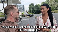 Pornstar Ania Kinski gets fucked in the ass by a fan who wants to try out in the porn industry Thumb