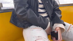 Public lesbian sex in amusement park (real) Thumb