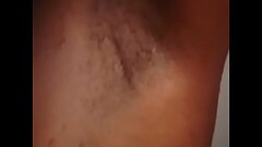 Sweaty Armpit Ebony Exercising Thumb