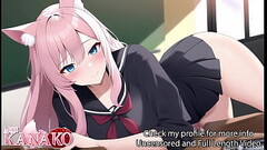 [ASMR Audio &amp_ Video] I need to stay after for SEX ED class.... Won'_t you help me STUDY, I need someone to practice with..... SEXY CATGIRL AUDIO Thumb