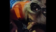 Petite Teen Sucks Dick In Traffic With The Windows Down Thumb