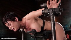 Huge tits slave is bound and fucked Thumb