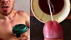 I made a CAPPUCCINO for you with man'_s milk from my eggs! Thumb