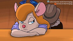 Sleeping mouse has her jumpsuit torn and fucked hard in her big ass Thumb