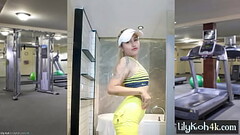 Petite Asian teen Lily Koh solo pussy fucking just for her kinky viewers Thumb