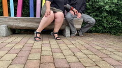 Stranger MILF gives me a cock in a public park Thumb