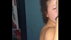 I want to make her my porn star and I record her with the phone Thumb