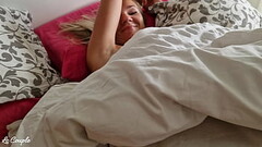 Husband had to go to work and he asked a friend to wake up his still sleeping wife (LOUD MOANING and CUMSHOT) Thumb