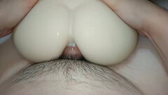 Playing with my girlfriend'_s snow white ass Thumb