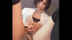 【個撮】ショートヘアーの男の娘が無言で疑似セックスする動画 Thumb