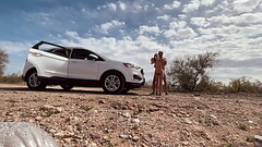 Pulled Over &amp_ Had Sex in the Desert Thumb