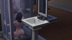 30 minutes of blowjob in the shower Thumb