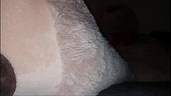 Bald spot showing while giving head to an inanimate object Thumb
