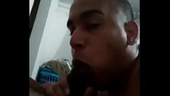 My bitch sucks my dick full of saliva Thumb
