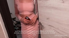 XXX The teacher fucked a luxury, hot, lustful, young student and finished on her pussy - Mila Lioness Thumb