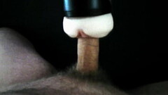Fuckmaschine flashlight and cum Thumb