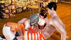 Hentai 3D - Two beauty girl get fuck at the bar Thumb