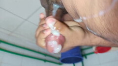 Abduljalil sexy//Bangladeshi teen boy masturbation in bathroom and show her big dick and ass Thumb