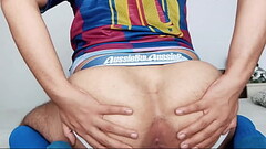 GAY DA BUNDA GRANDE SE EXIBINDO E ROLA NO CUZINHO! Thumb